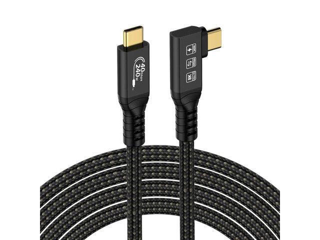 PD 240W USB C Cord 40Gbps Data Transfer USB4.0 Gen3 Fast Charging Data Cable USB C To USB C Cable for MacBook Pro/Switch/Galaxy