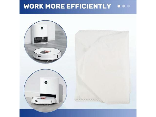 12 Pcs for Roidmi EVE Plus Robot Vacuum Cleaner Parts Dust Bag Garbage Bag Replacement Acces