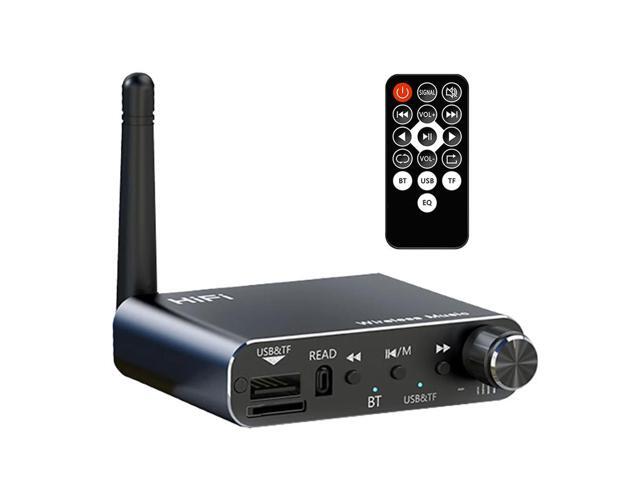 BT 5.4 Audio Receiver Support U-Disk Playback TF Card Stereo Music Adapter Audio Adapter for Car/Home Stereo