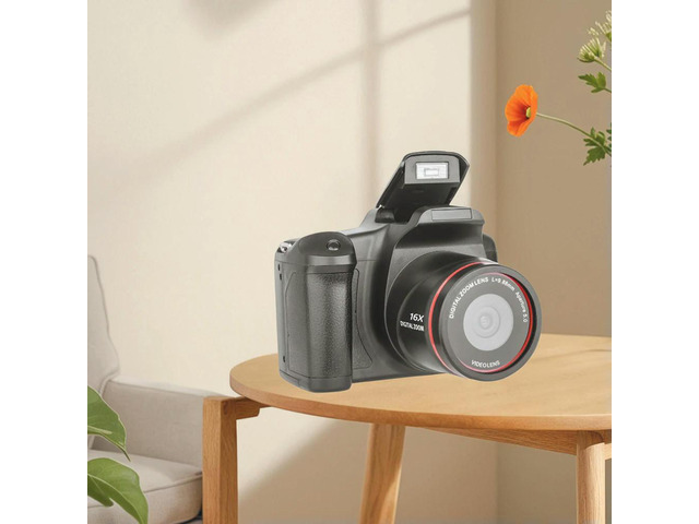 1080P 16MP Vlogging Camera 16X Zoom Video Recorder with 2.4 Inch LCD Screen for Photography and Video