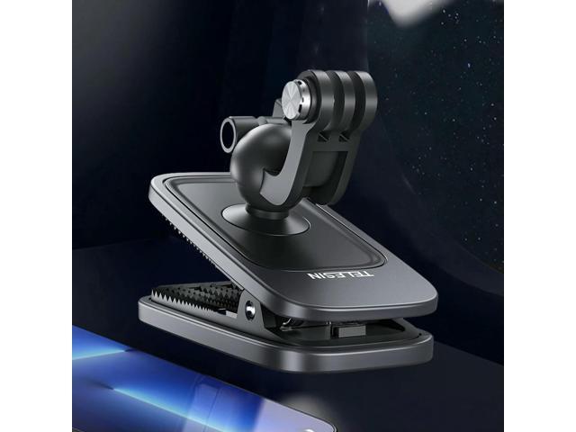 360° Rotation Magnetic Backpack Clip Clamp Mount Universal Magnetic Suction Backpack Clip Mount Camera Accessories for GoPro 12