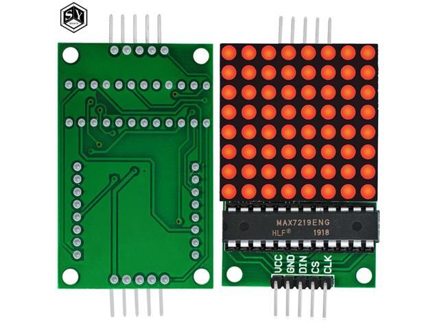 MAX7219 8x8 LED Matrix Display Module 5V Interface Driver for (Common Cathode)