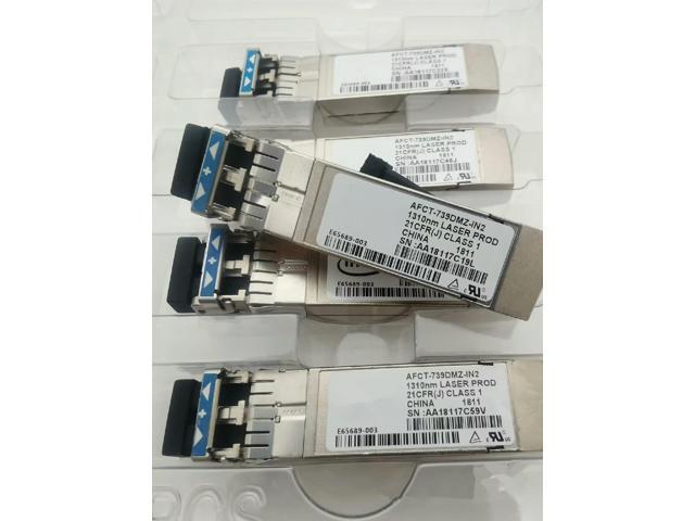 1PCS AFCT-739DMZ-IN2 Optical Fiber Module 10G 10KM SFP 1310NM 10GB SFP+ Single Module Fibre Channel Module