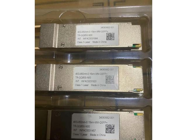 40G QSFP Optical Fiber Module 34060662-001 FTL410QE3C-HU TR-QQ85S-N00 40G-850NM-0.15KM-MM-QSFP+/QSFP 850NM 40GB Module