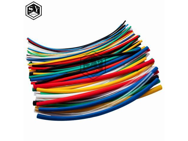 Electric Unit 70pcs Flame Retardant Durable 7 Color Assorted Colors Ratio 2:1 Polyolefin Heat Shrink Tubing Tube Kits