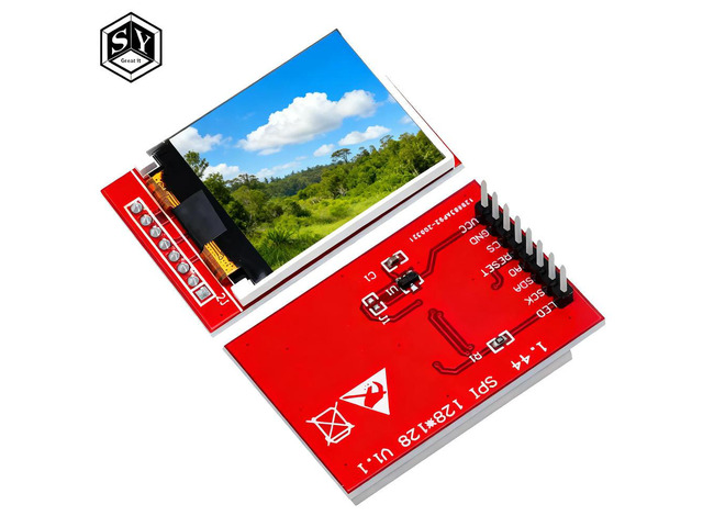 1PCS 3.3V 1.44 inch TFT LCD Display Module 128*128 Color Sreen SPI Compatible For mega2560 STM32 SCM 51