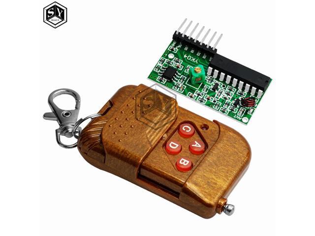 1Set IC 2262/2272 4 Channel 315Mhz Key Remote Control Kits Receiver module For