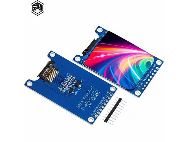 1.69 Inch 1.69' Color TFT Display Module HD IPS LCD LED Screen 240X280 SPI Interface ST7789 Controller For