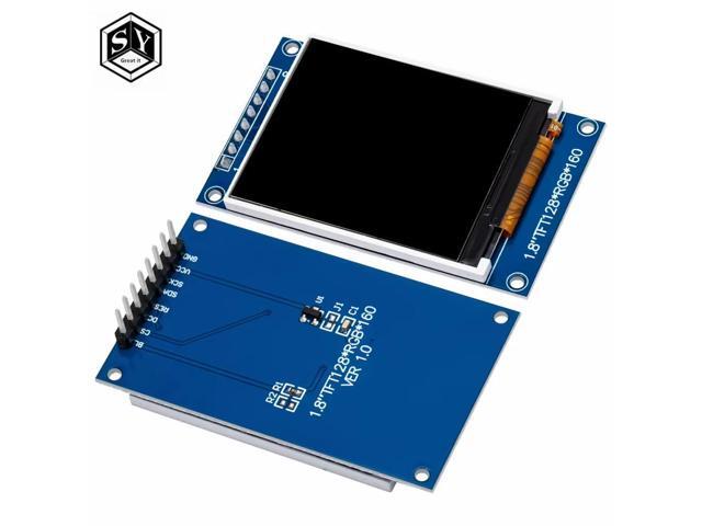 1.8 inch Full Color 128x160 SPI Full Color TFT LCD Display Module ST7735S 3.3V Replace OLED Power Supply for (blue board)