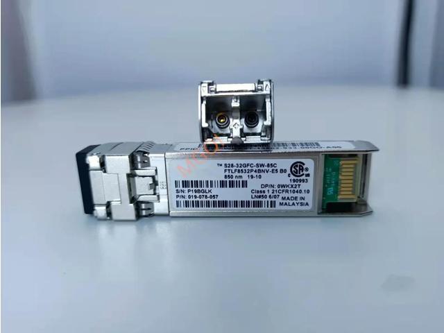 fiber module sfp 32G FTLF8532P4BNV-E5/S28-32GFC-SW-85C/019-078-057/0WKX2T/32GB switch/optical switch 32G