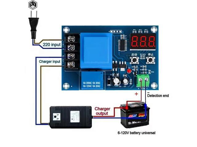 XH-M602 Digital Charger, AC 220V Lithium Charger Module with Charge Protection