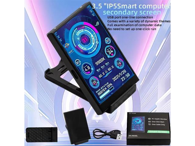 3.5' IPS Mini USB Type-C Monitor DIY Secondary Display for PC Laptop