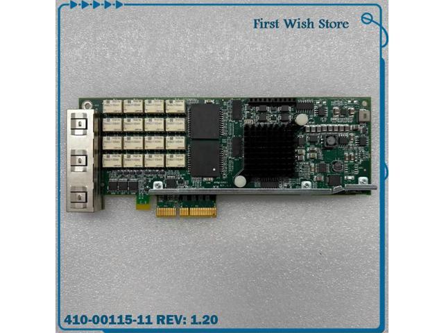 PCI-E 4-port Gigabit Network Card 410-00115-11 REV: 1.20