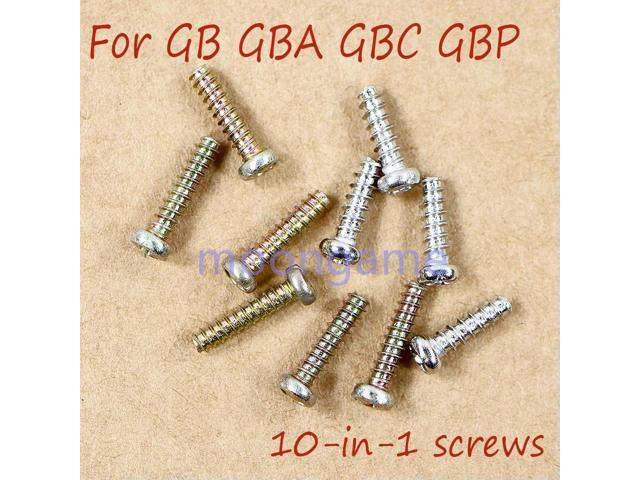 1set For GB GBA GBC GBP Game Console Shell Case Cross Screws For Gameboy Advance Color Pocket Y Tri-Wing Screws