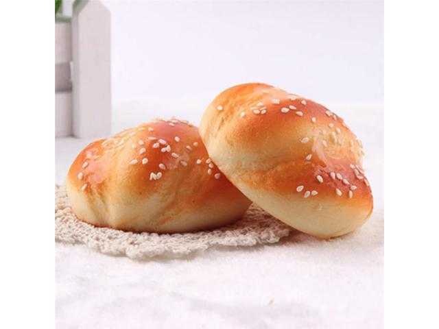 8cm Kawaii Buns Toast Bread Soft Plush Kids Toy Cellphone Strap Cartoon Buns Theme