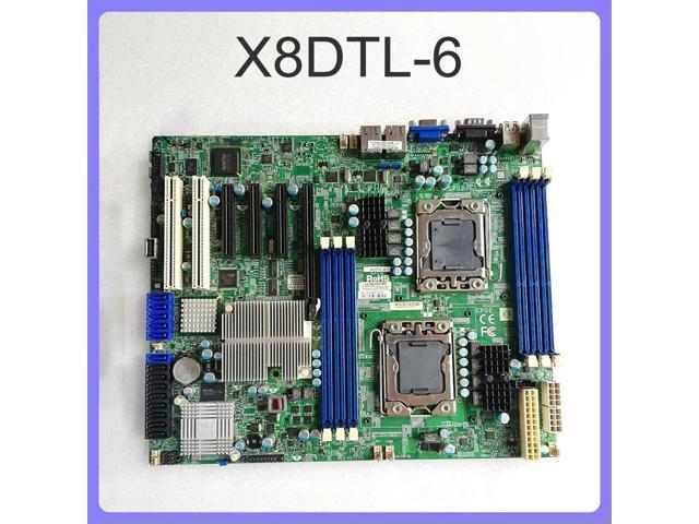 DDR3 SATA2 PCI-E 2.0 Supports Xeon Processor 5600/5500 Series Server Motherboard X8DTL-6