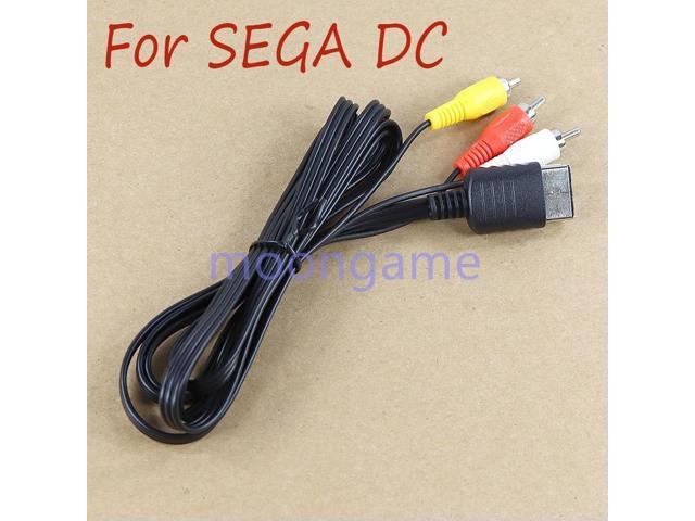 1pc For Sega DC 1.8M Composite AV Audio Video TV Adapter Cable for SEGA Dreamcast RCA Cord