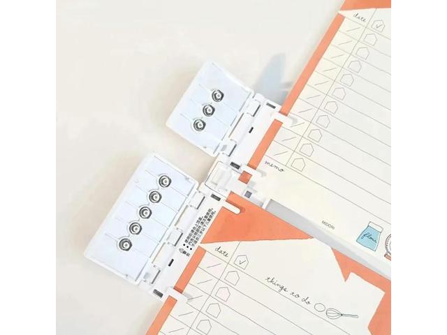 8 Hole Punch Ring Binder Manual A5 B5 A4 Loose-Leaf Notebook Paper Puncher Tool Convenient Lightweight Office Supplies