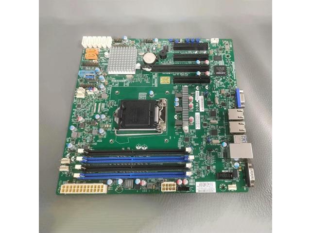 E3-1200 v6/v5 7th/6th Gen. Core i3 Series 8 SATA3 (6Gbps) IPMI 2.0 LGA1151 Server Motherboard X11SSM-F