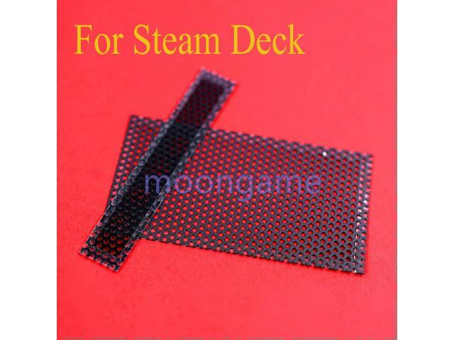 50sets Dustproof Mesh for Steam Deck Dust Filter Cover Dust Plugs Protections Sticker