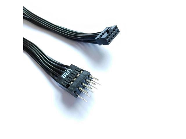 For B25 IB250MH Motherboard Extension Cable Mini USB 9Pin 2.0mm Female to Normal ATX Mainboard Standard 9P 2.54mm Male