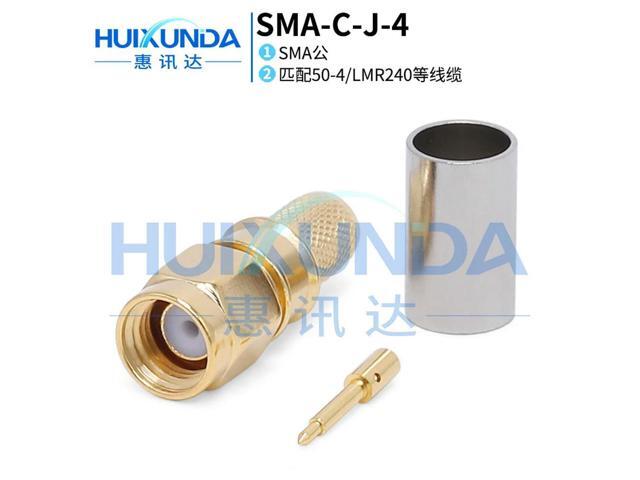 SMA-C-J-4 SMA Male Inner Pin Crimp 50-4/LMR240 Cable, Connector SMA-C-J21