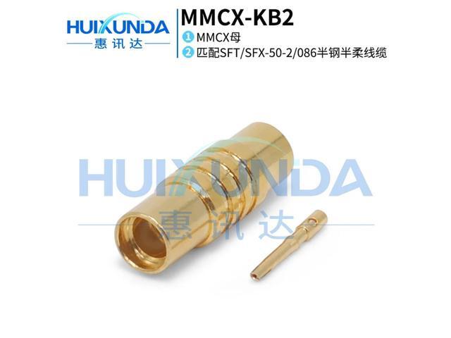 MMCX-KB2 MMCX female head welding 670-086/RG405 cable KB2 connector MMCX-KB-2