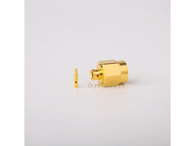 SMA-JB2 straight male 18GHz connector with RG405 welding SFT-50-2 matching 086 semi-flexible semi-steel