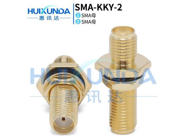 SMA-KKY-2 SMA female to master belt nut fixing panel through wall KYK double female head through connector