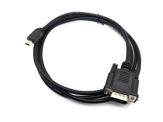 1x 1.5m/5ft For Mobile DVD EVD USB Mini 5pin Male to VGA 15pin Male Plug Male to Male Connector Cable Cord