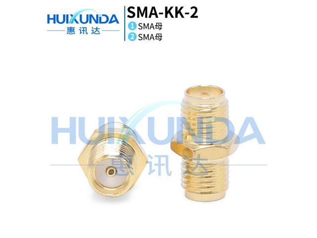SMA-KK-2 Hexagonal SMA Female to Female SMA External Thread Inner Hole SMA Double Female Head Through Double Head Connector