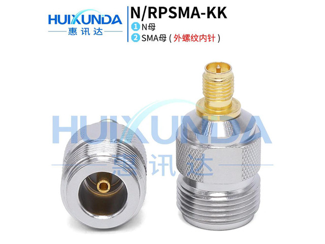 N/RPSMA-KK N Female to SMA Female External Thread Internal Pin Reverse Polarity Adapter RPSMA/N-KK Connector