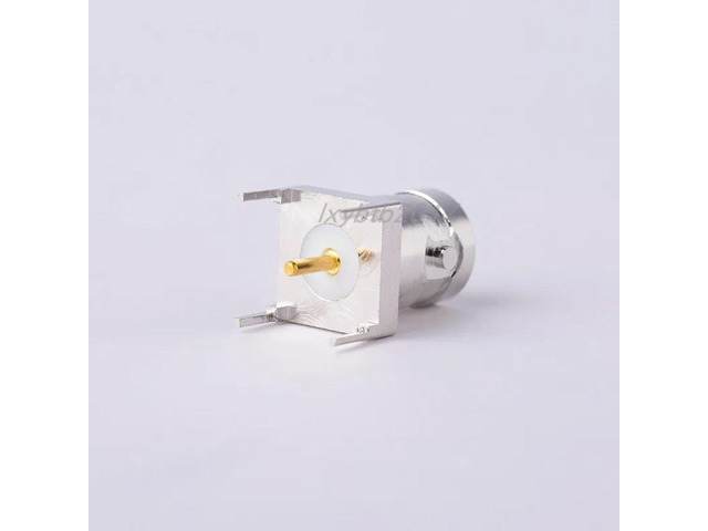 BNC-KHD4 RF straight female head BNC-KE positive four-foot hole spacing 10.3mm vertical fixed panel straight plug female seat