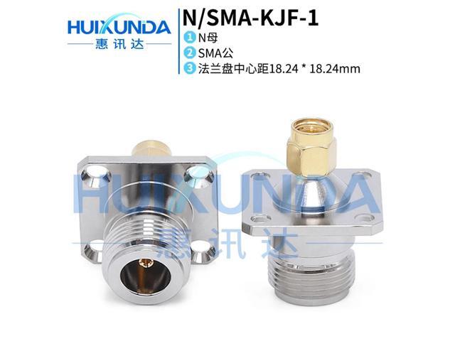 N/SMA-KJF N female to SMA male with flange fixed, RF connector L16/SMA-KFJ