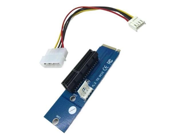 NGFF To PCI-E Riser Card M.2 SSD Port To PCIE X4 Expansion Card Slot Adapter Riser Cable
