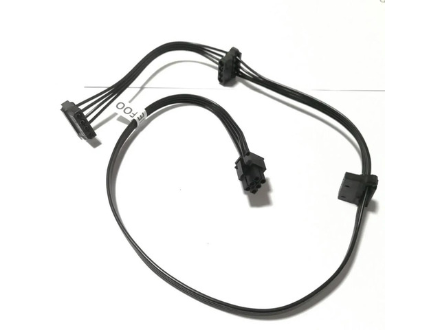 6Pin to 3-port 3 Molex 4Pin IDE Power Cable Adapter Splitter For Seasonic PSU Power Module Haiyun KM3 Series 70CM