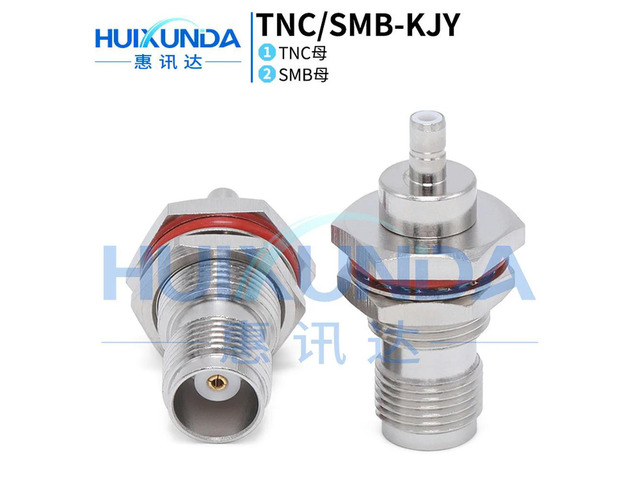 TNC/SMB-KJY TNC Female to SMB Male with Nut Fixed TNC to SMB Wall Connector