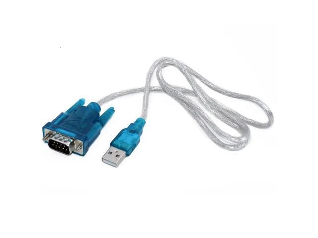 1PCS USB to serial port 9-pin, to RS232 nine-pin serial cable Data cable COM port HL-340 chip converter