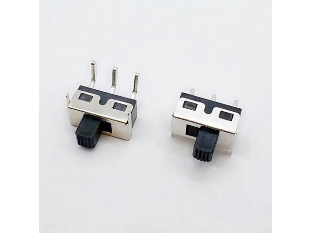 SS12D11G5 horizontal handle with height 5MM 1P2T 90-degree 5-pin bent plug board 2-position 3-pin toggle switch high current