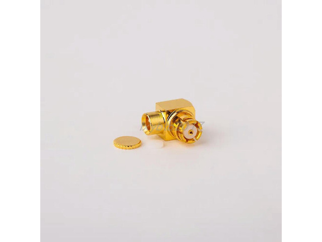 SMP-KWB2 RF connector bent female head welding RG405/086 semi-flexible semi-rigid cable DC-40GHz