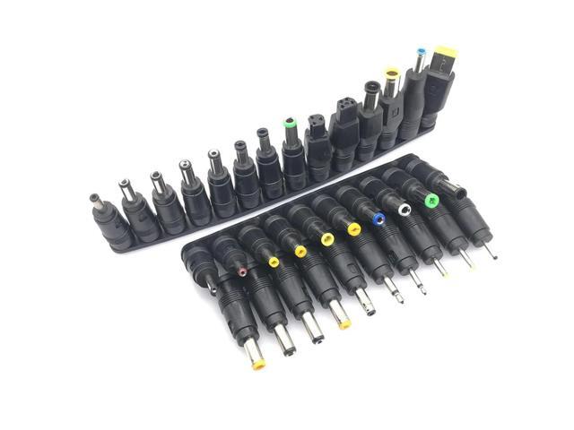 34 pcs/set Universal Plug 34pcs DC Power 5.5x2.1mm DC head Jack Charger to Plug Power Adapter for Notebook Laptop