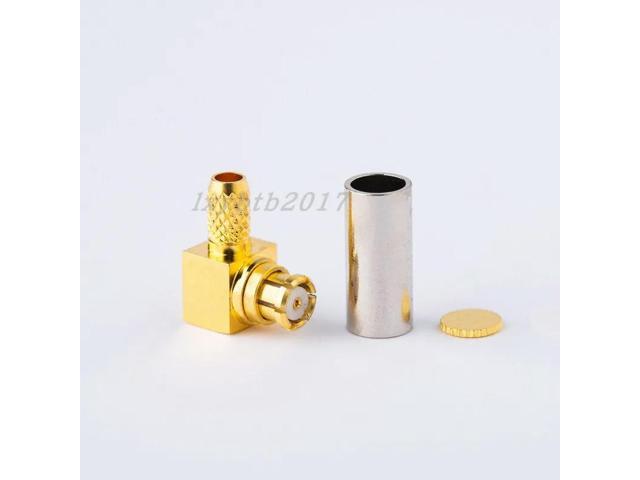 SMP-KW3 Bent Female RF Connector Crimp RG174 Suitable for RG316 Female SMP-C-KW1.5