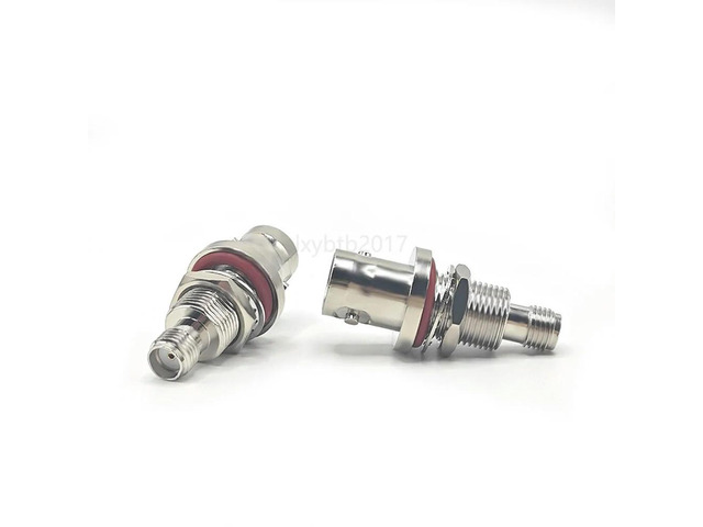 BNC/SMA-KYK RF adapter BNC female to SMA female waterproof ring double female head wear increase