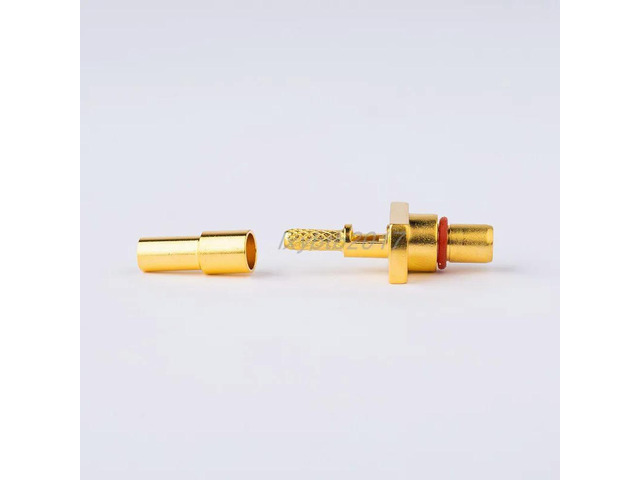 SBMA-JF2Y RF male adapter RG316 two-hole flange with RG174 flange hole spacing 9mm straight male