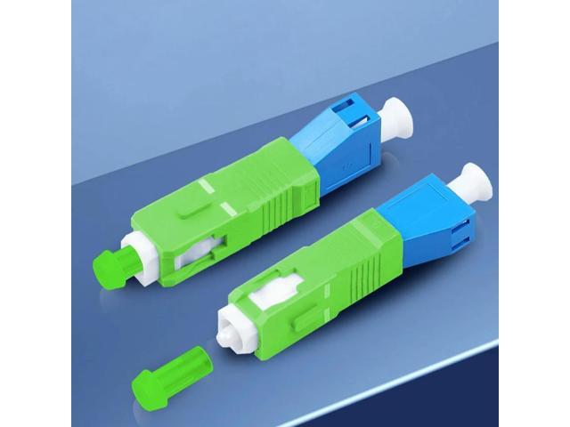 Single 9/125 for APC Male to UPC Female HybridOptical Fiber Adapter Connector, Pigtail Flange Coupling Conve