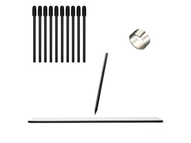 10Pcs Felt Pen Nibs and Holder for Wacom Pen 3 PTK470 PTK670 PTK870 DTH135 DTH172 DTH227 Digital Art Pen Tips Durability
