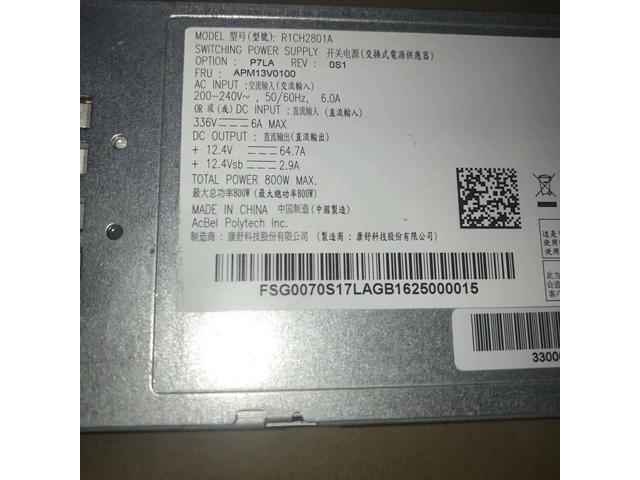 Almost Power Supply For ACBEL 800W R1CH2801A APM13V0100