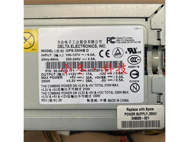 Almost PSU For DELTA ML110 G1 Power Supply 348626-001 DPS-350NB D