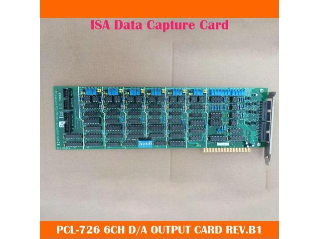 PCL-726 6CH D/A OUTPUT CARD REV.B1 ISA Data Capture Card For Advantech Work Fine Fast Ship