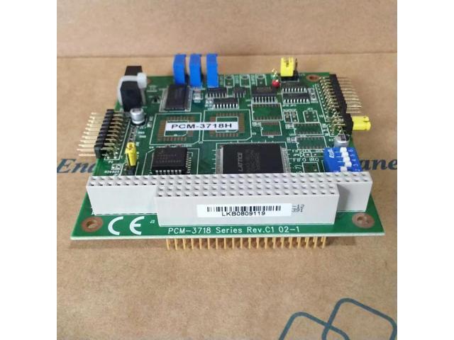 PCM-3718H PCM-3718 Series Rev. C1 For Advantech Module Interface Card 16-Bit High Gain PC104 Multi-Function Capture Card